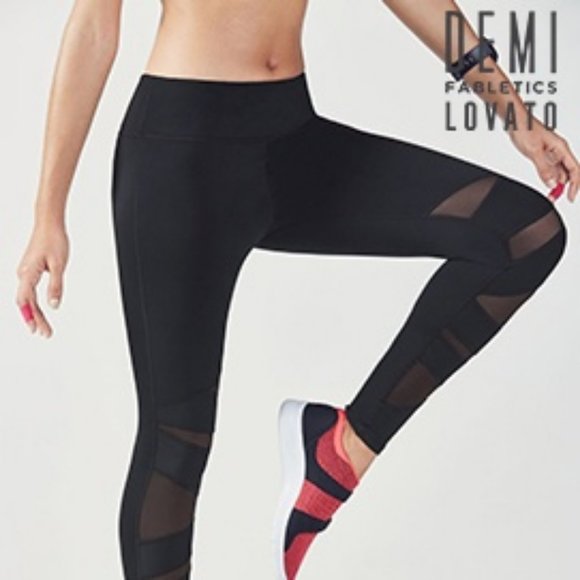 Fabletics Pants - Fabletics Demi Lovato Black Martina Leggings